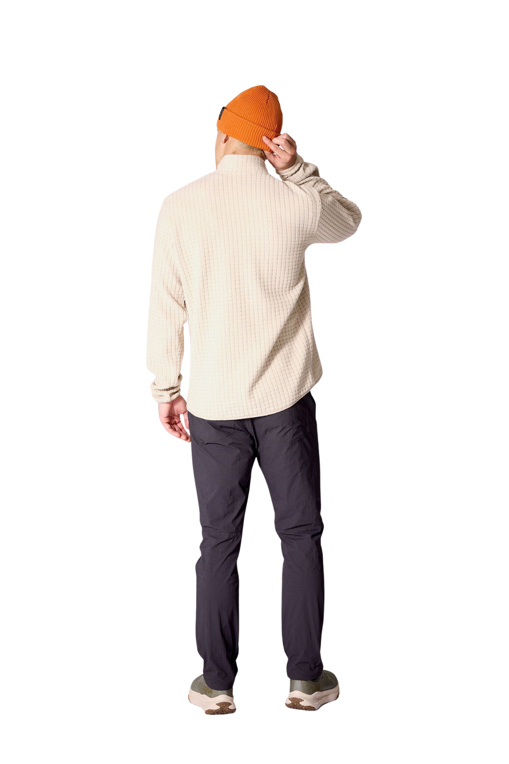 Rab Ramshaw Pull-On Mens Half Zip Fleece Pebble