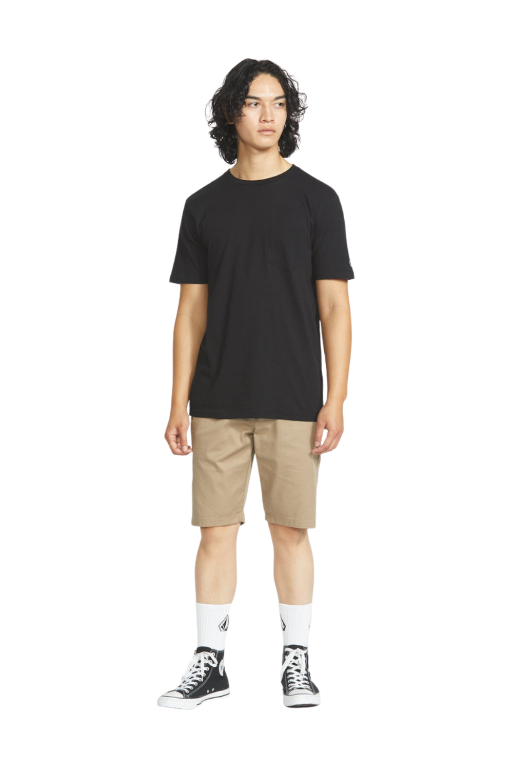 Volcom Frickin Modern Stretch Mens 21" Shorts Khaki