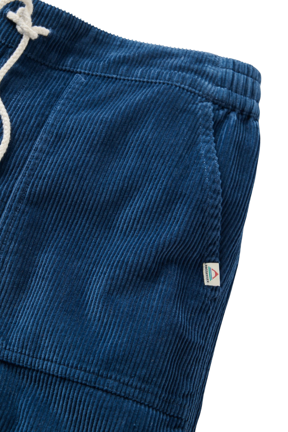 Passenger Avian Womens Organic Cord Shorts Dark Denim