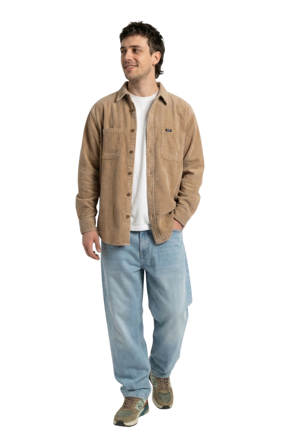 BamBooBay Chill Cord Long Sleeve Shirt Mushroom