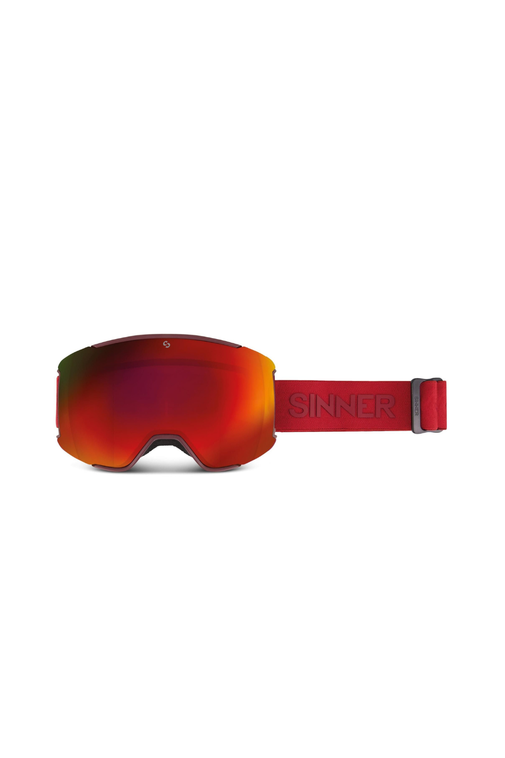 Sinner Snowflake Snow Goggles Matte Burgundy