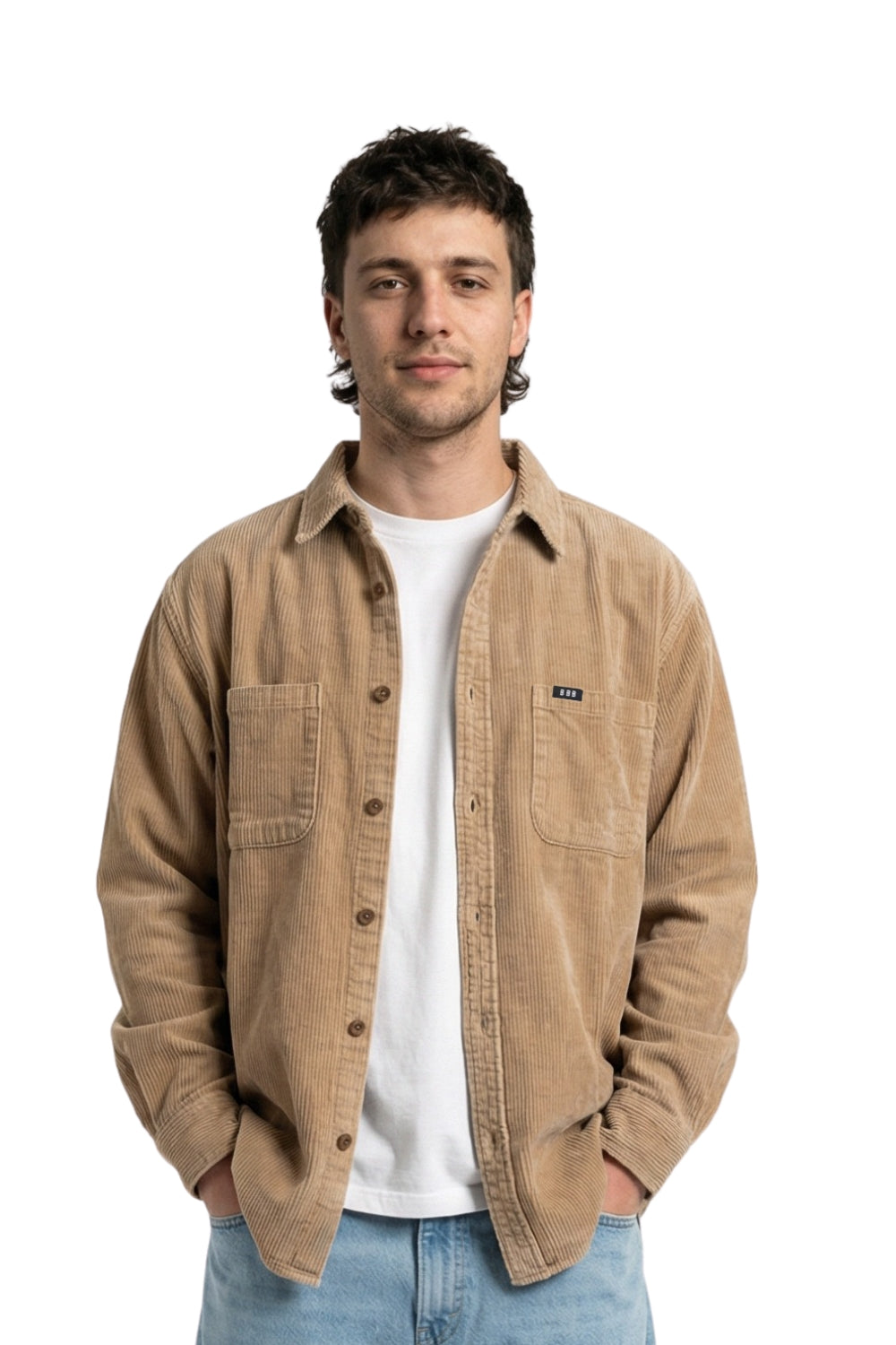 BamBooBay Chill Cord Long Sleeve Shirt Mushroom