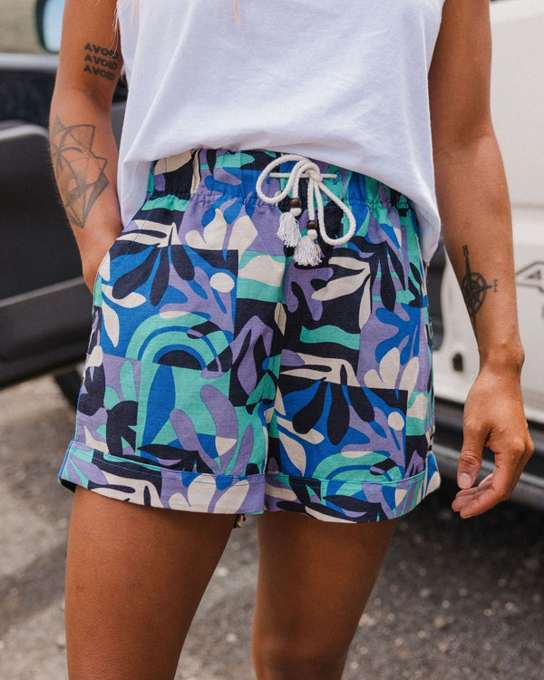 Passenger Santosa 2.0 Woven Short Mountain Foliage Purple