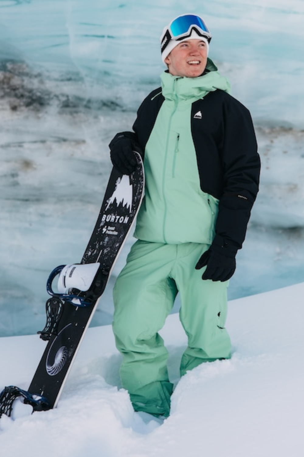Burton Mens Reserve 2L Snow Shell Jacket Soft Sage/True Black