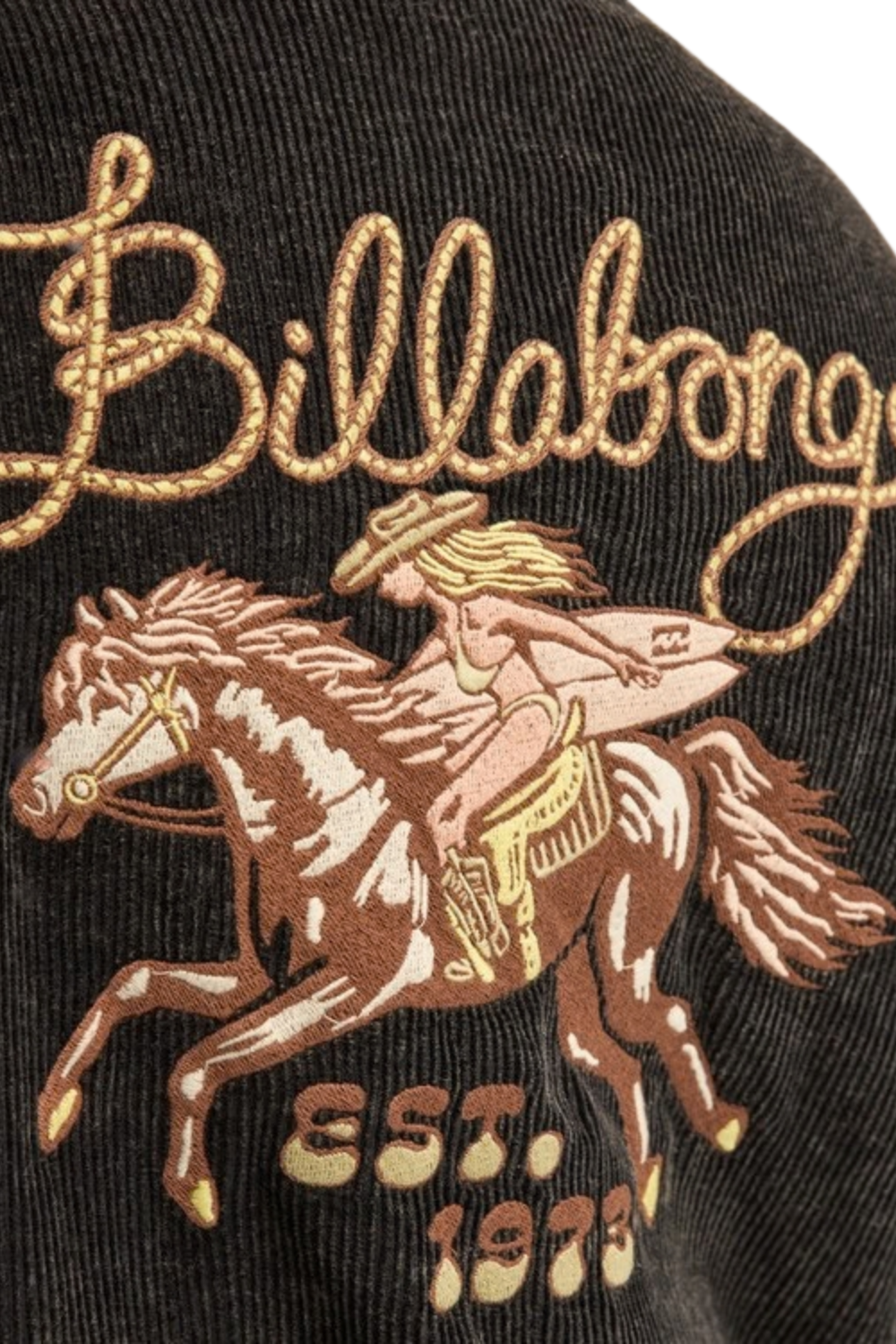 Billabong Chill Womens Cord Jacket Off Black
