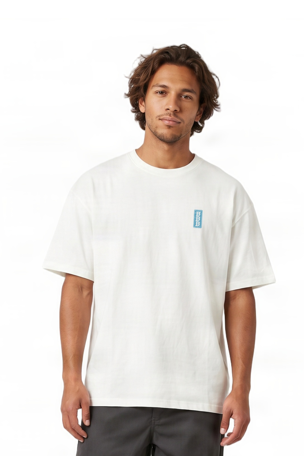 BamBooBay Slow Livin Mens T-Shirt Ivory