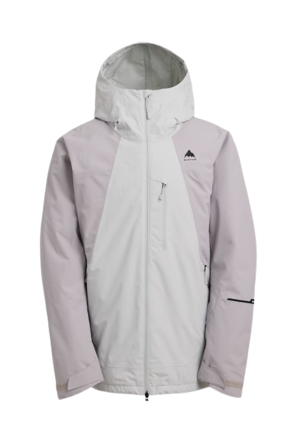 Burton Mens Reserve 2L Insulated Snow Jacket Grey Cloud/Washed Lavender