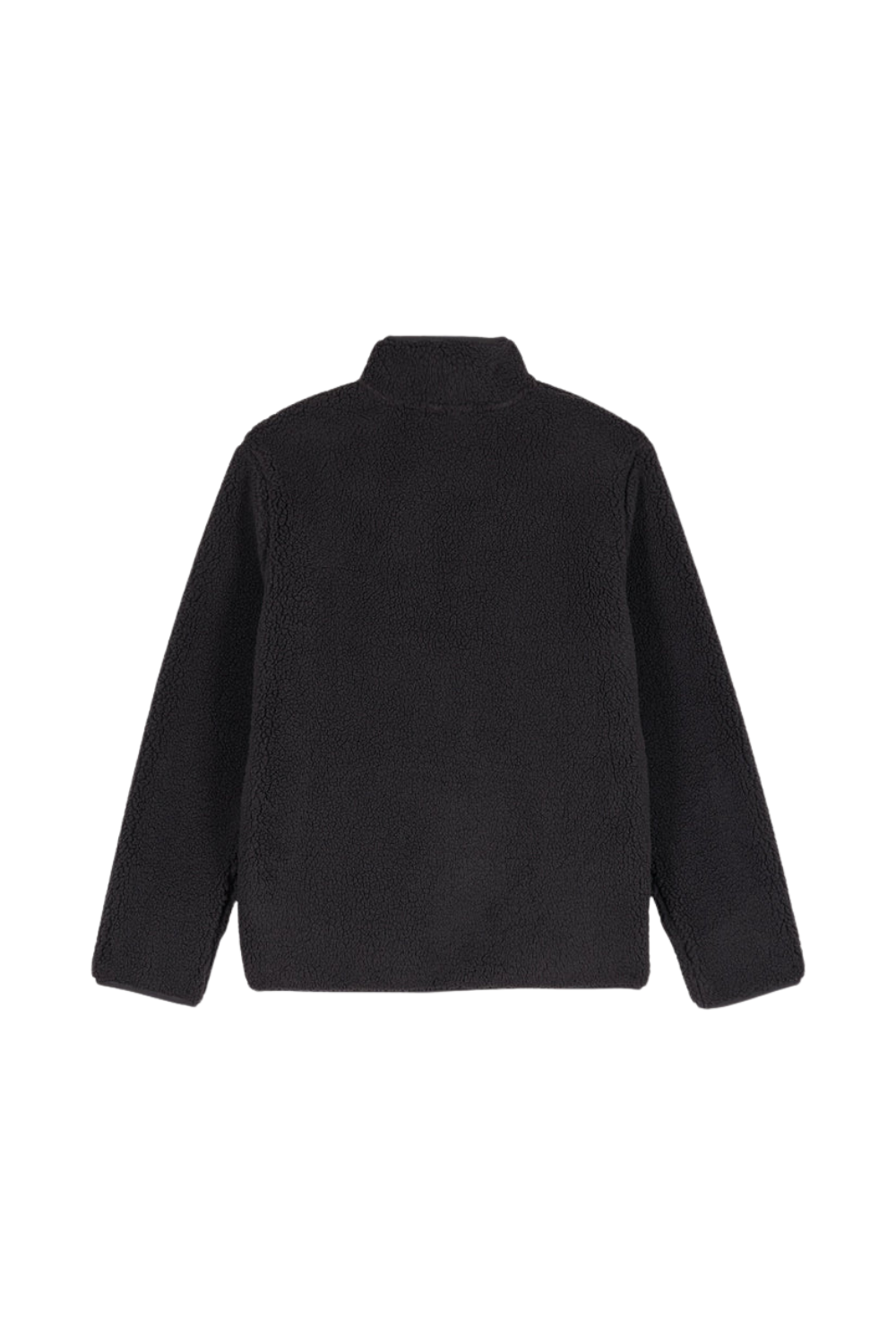 Volcom Mens Storm Stone Full Zip Fleece Jacket Asphalt Black