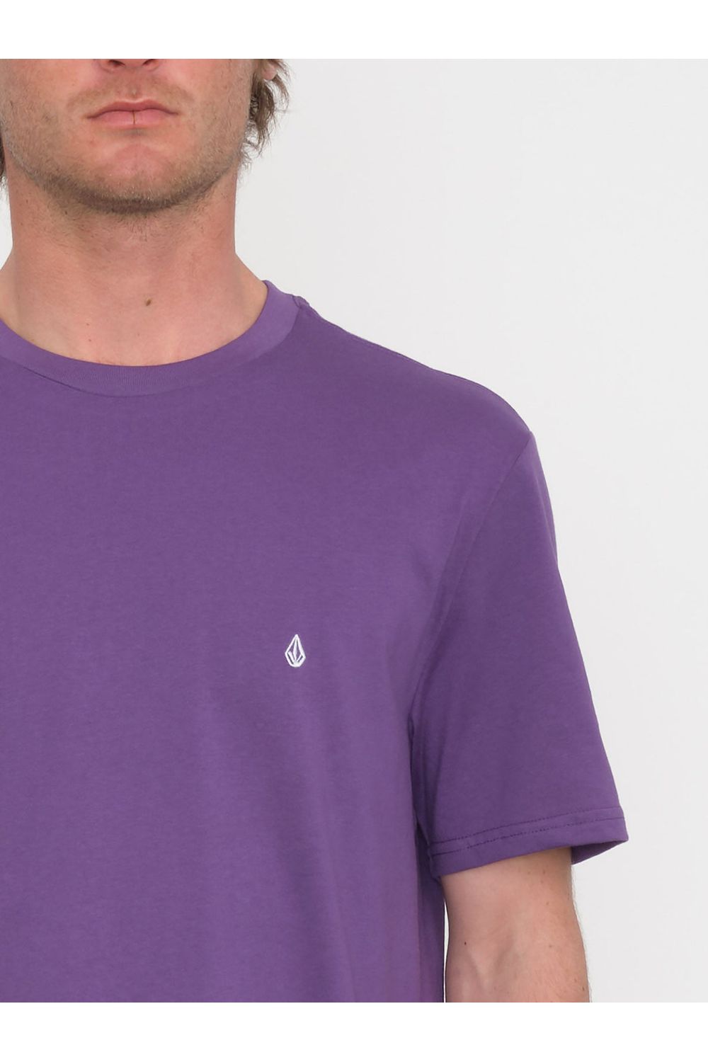 Volcom Stone Blanks Bsc Short Sleeve T-Shirt Deep Purple