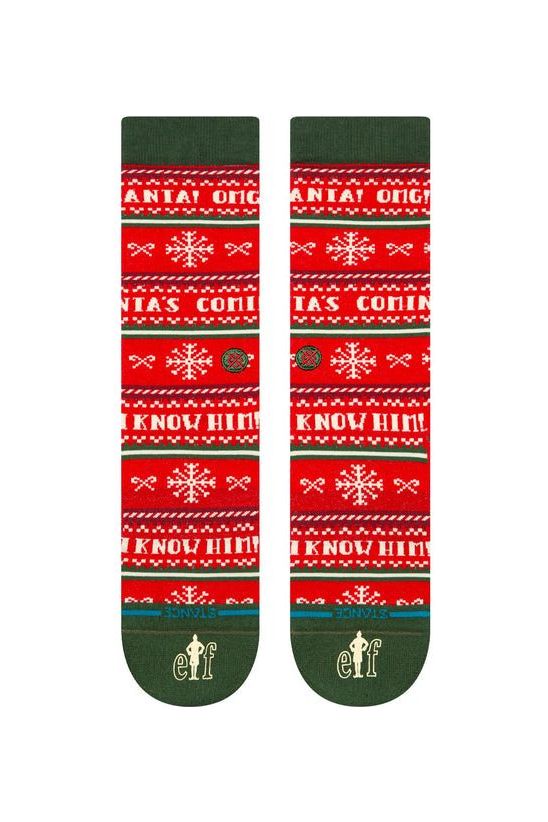 Stance I Know Him Crew Socks Red