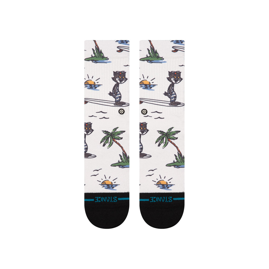 Stance Kool Kats Surf Crew Socks Canvas