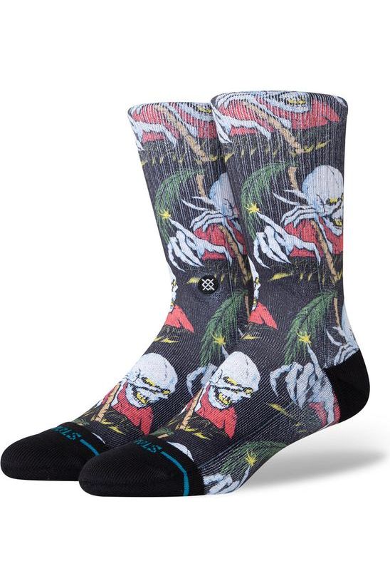 Stance Palm Slayer Crew Socks Black