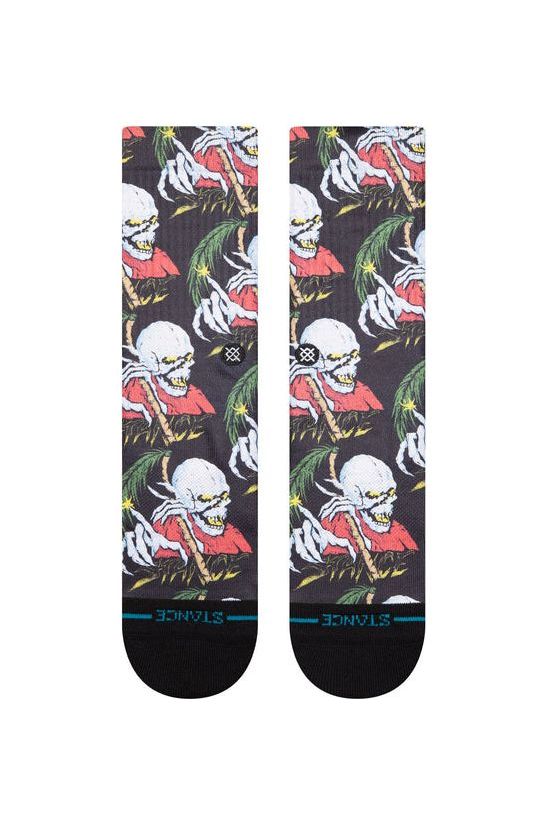 Stance Palm Slayer Crew Socks Black