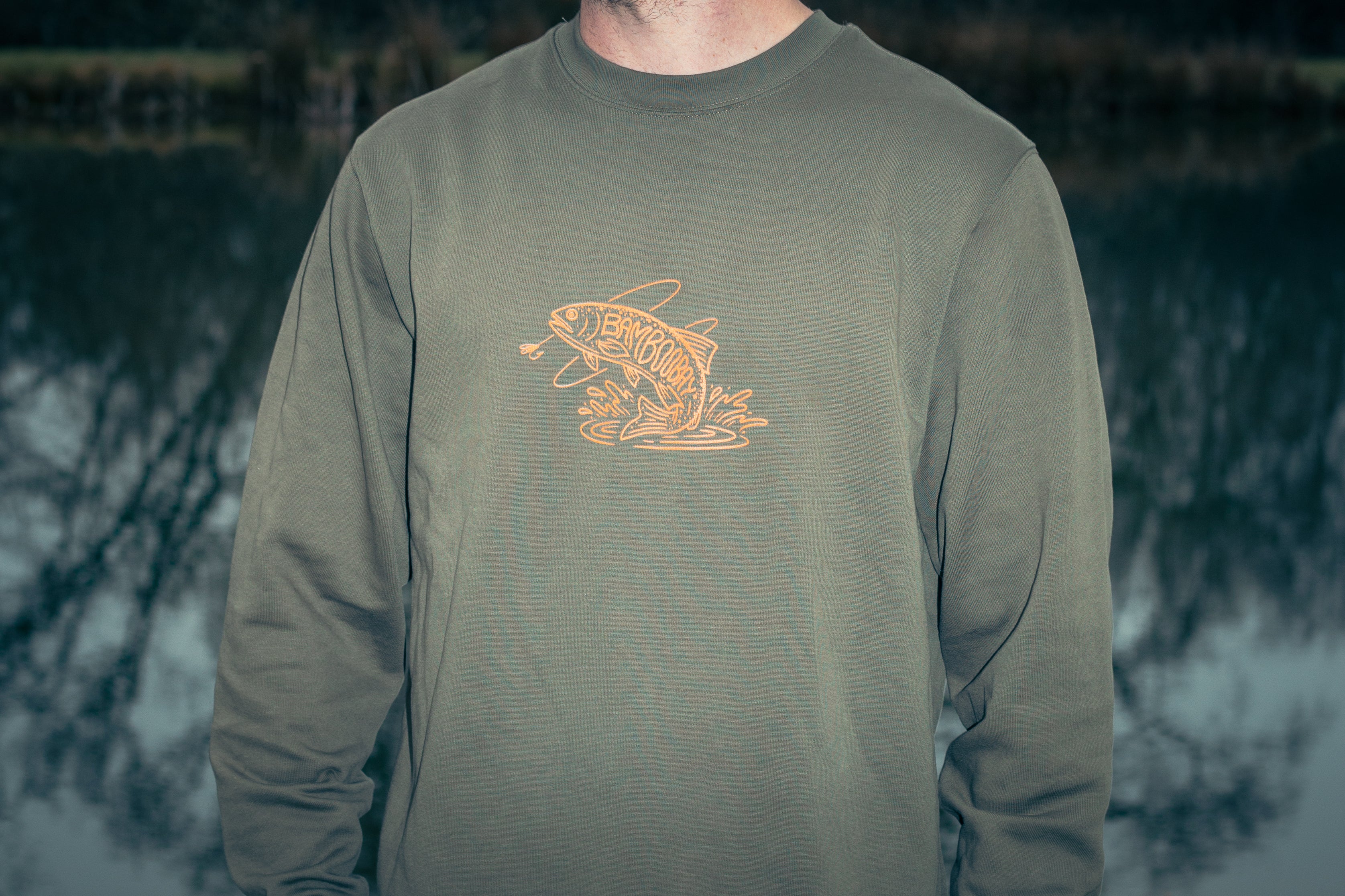 BamBooBay Merlin Crew Sweatshirt Khaki