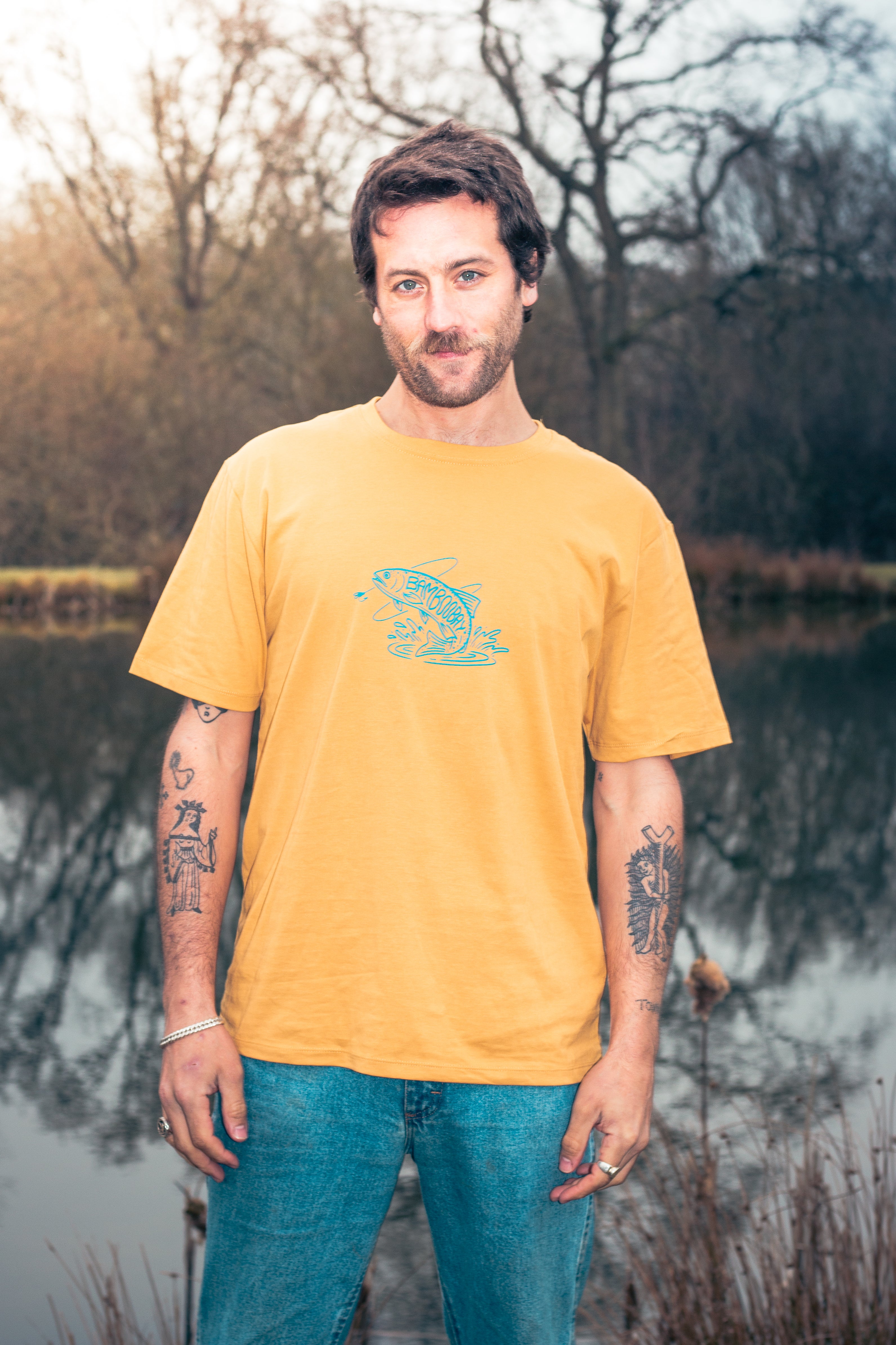 BamBooBay Merlin T-Shirt Faded Musturd