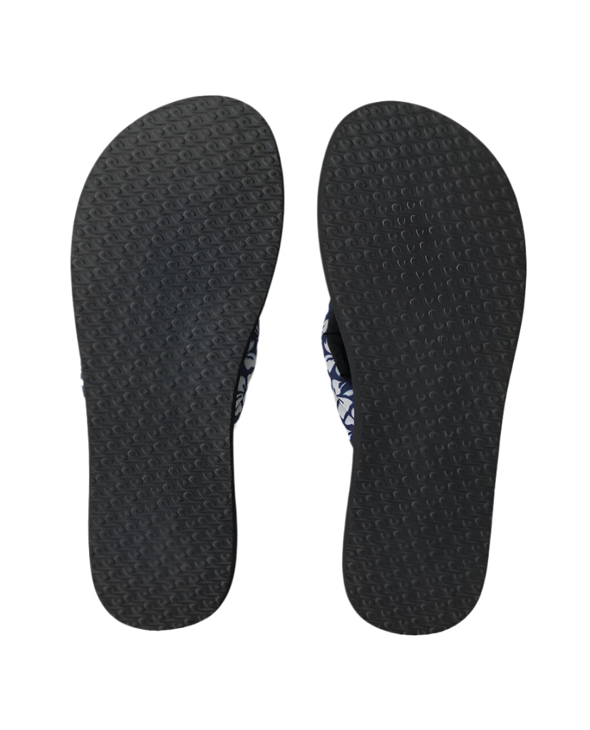 Rip Curl Freedom Plush Bloom Open Toe Flip Flop Black