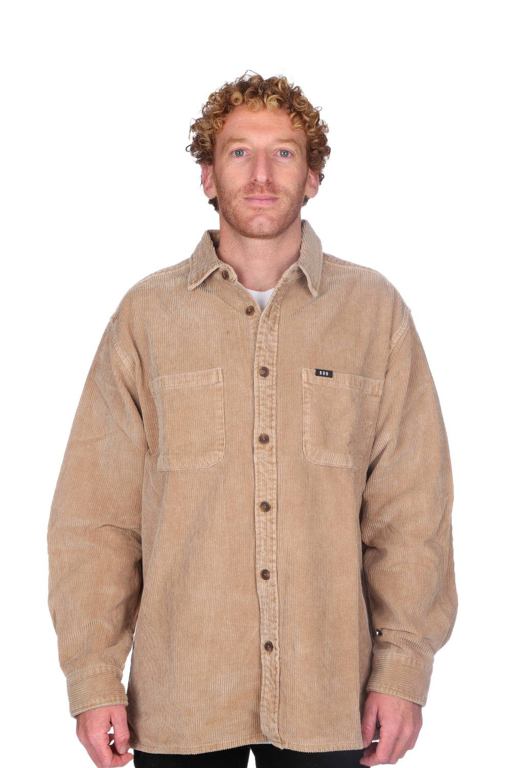BamBooBay Chill Cord Long Sleeve Shirt Mushroom