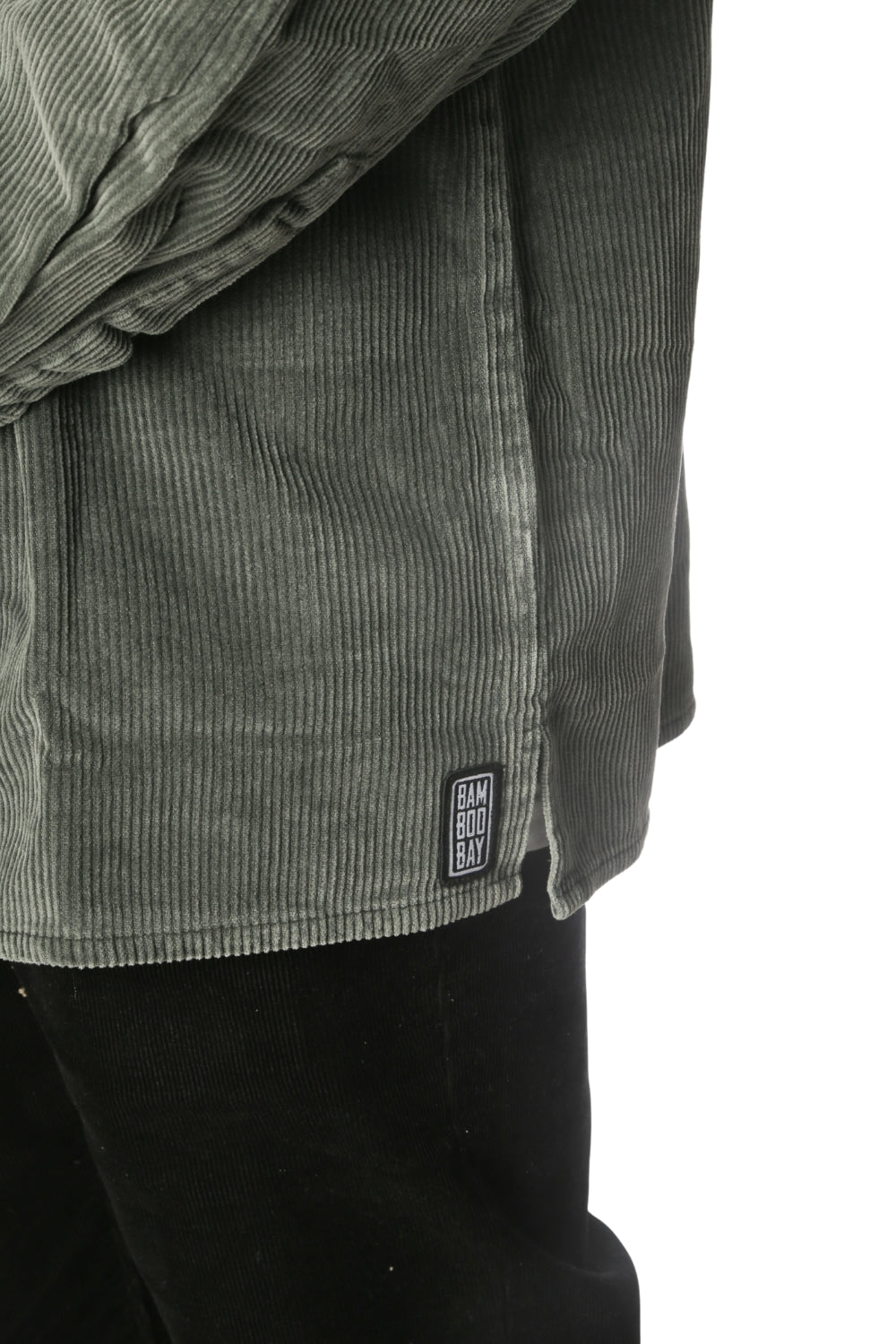 BamBooBay Chill Cord Long Sleeve Shirt Olive