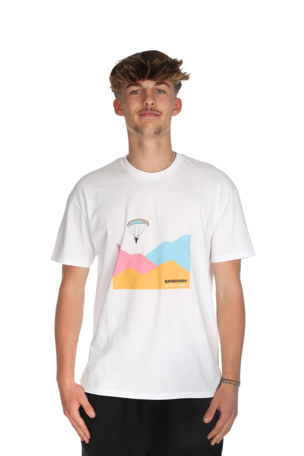 BamBooBay Parachute T-Shirt White