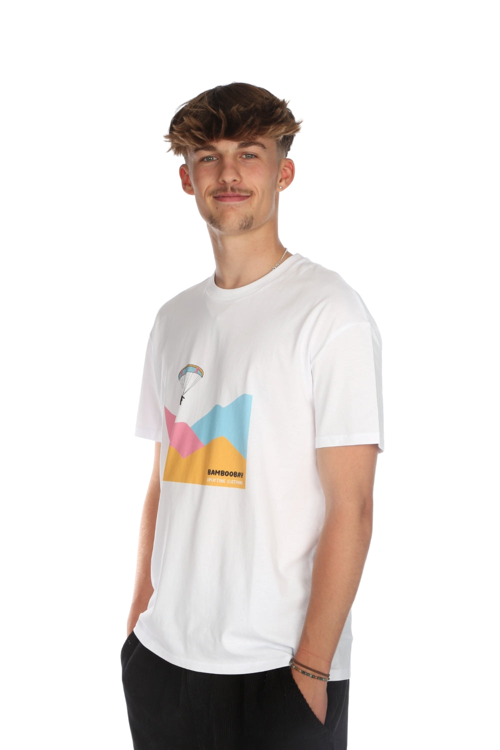 BamBooBay Parachute T-Shirt White