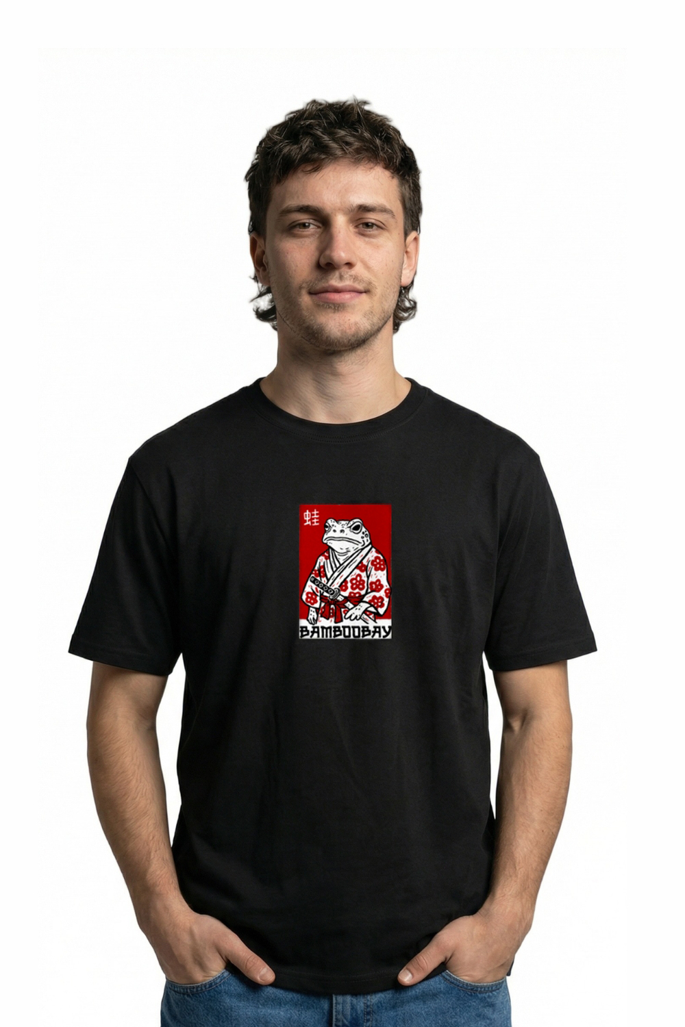 BamBooBay Toad Mens T-Shirt Black