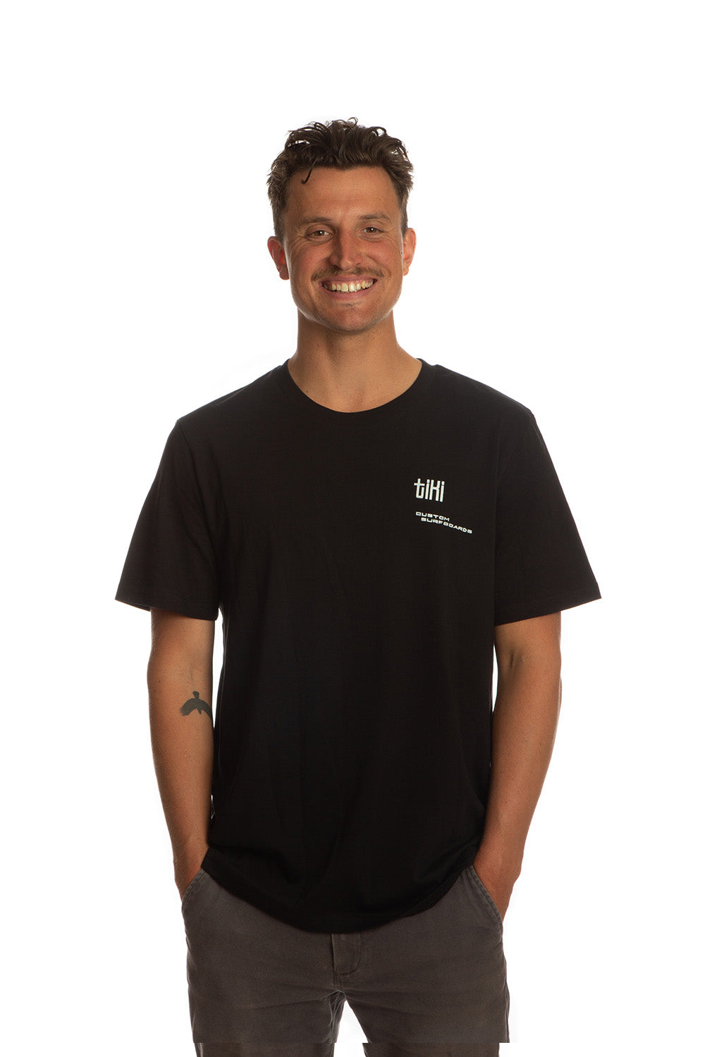 Tiki Drifter Short Sleeve T-Shirt Black