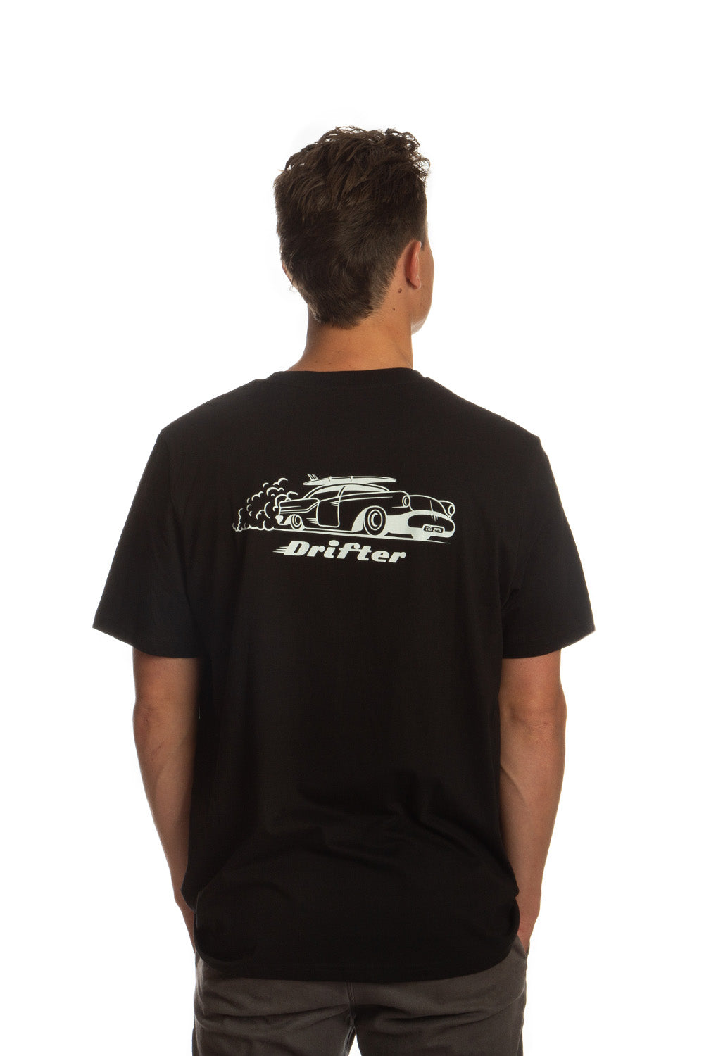 Tiki Drifter Short Sleeve T-Shirt Black