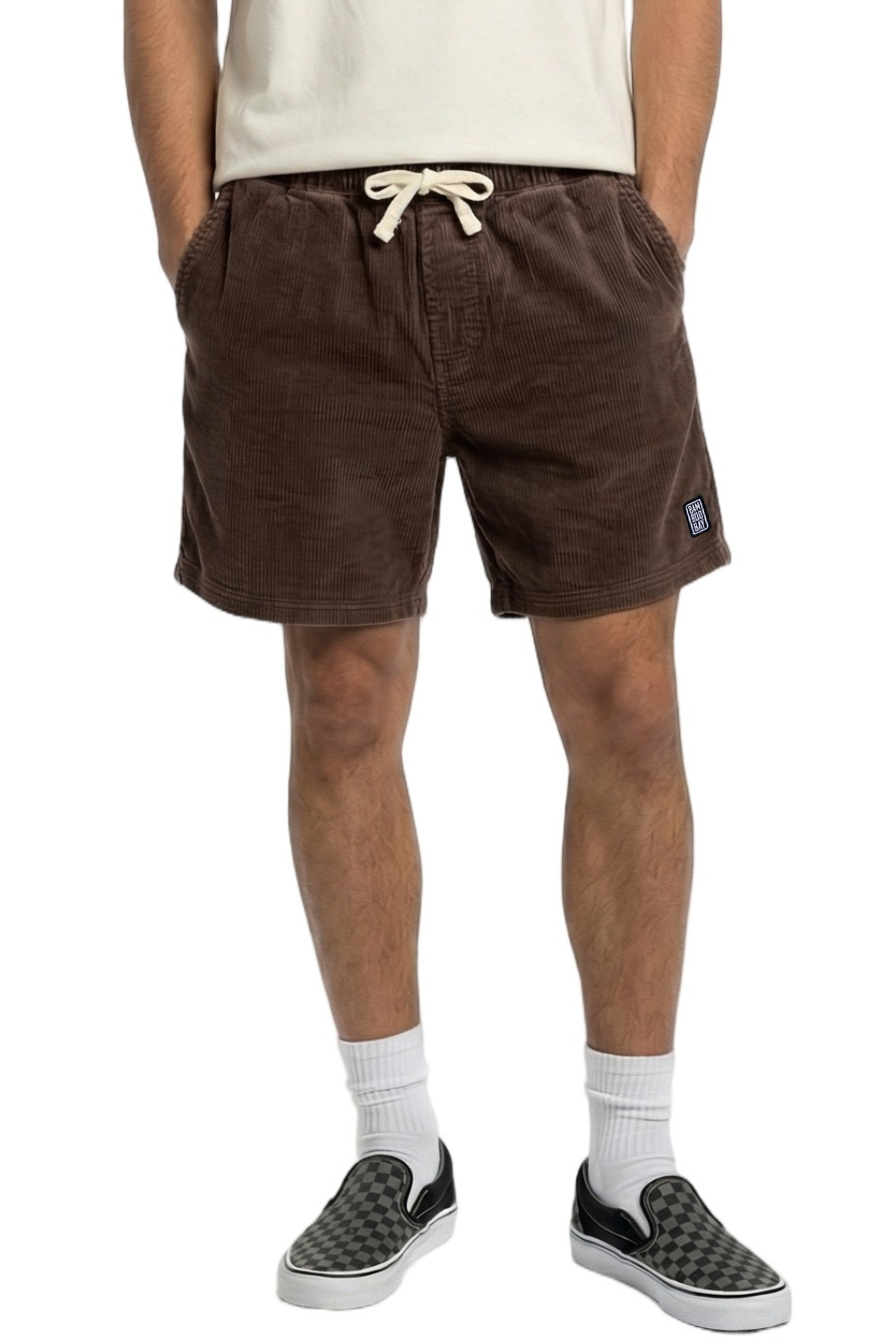 BamBooBay Chill Cord Shorts Chocolate