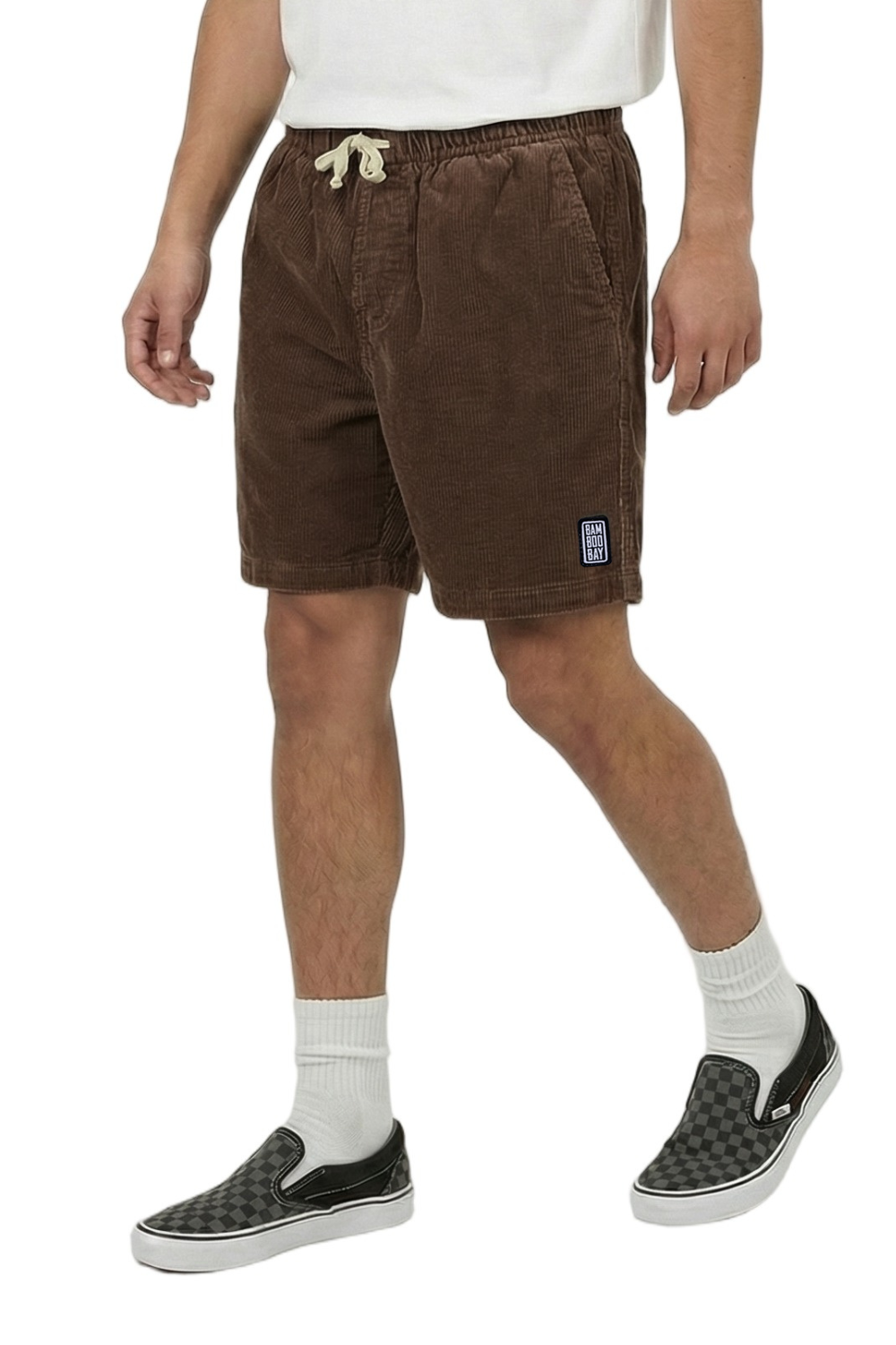BamBooBay Chill Cord Shorts Chocolate