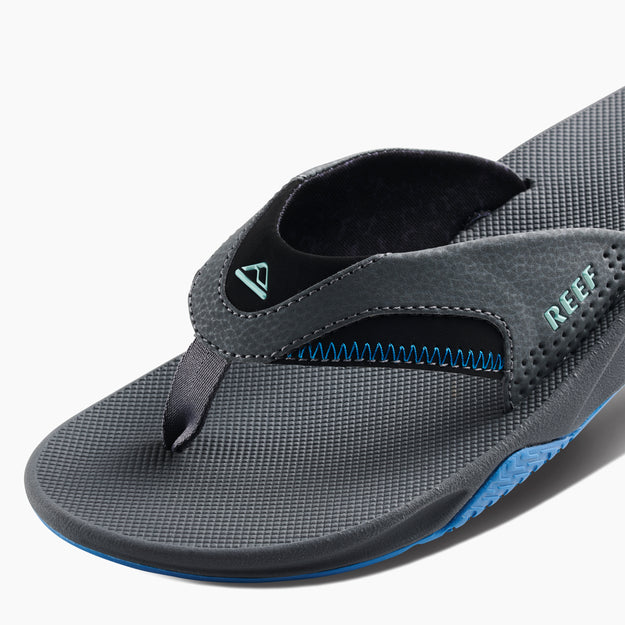 Reef Fanning Sandal Gunmetal/Ocean