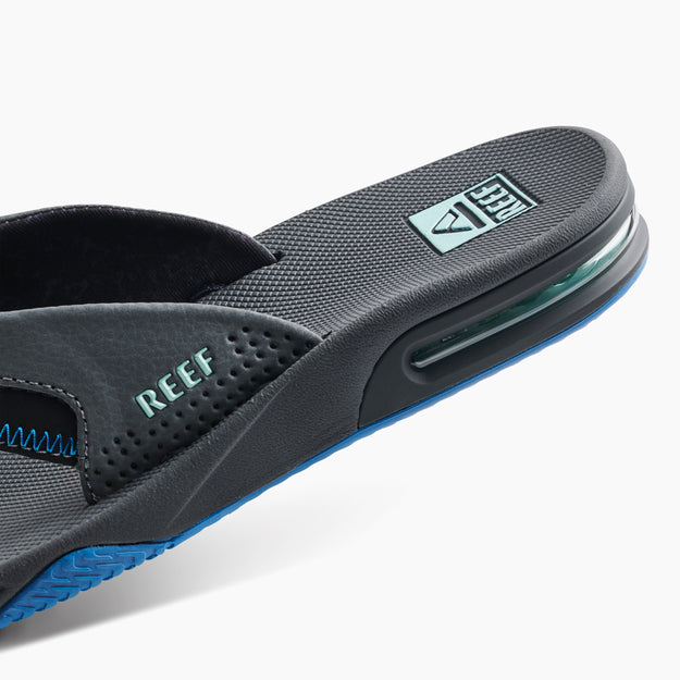 Reef Fanning Sandal Gunmetal/Ocean