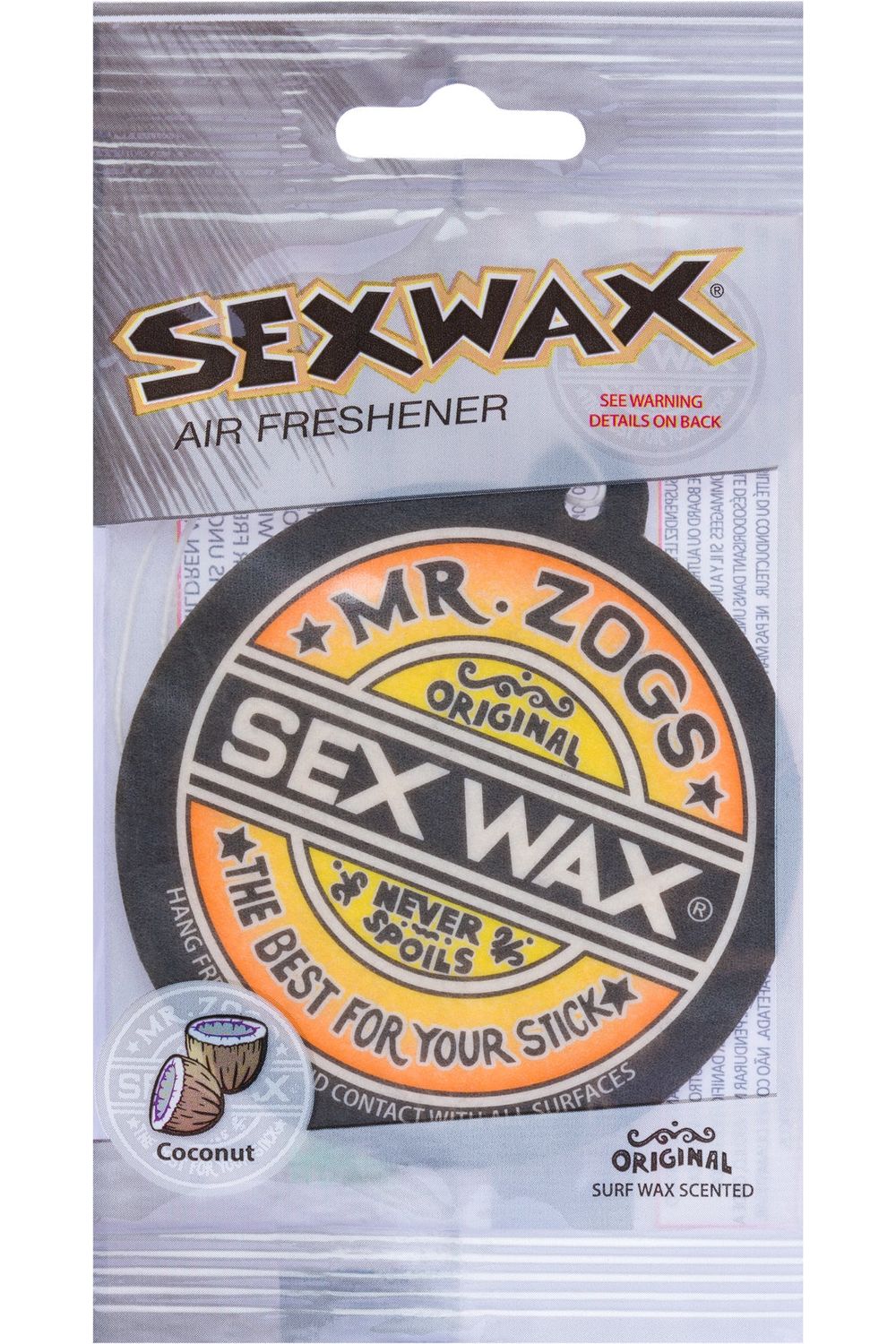  Sex Wax Air Freshener, Coconut : Automotive