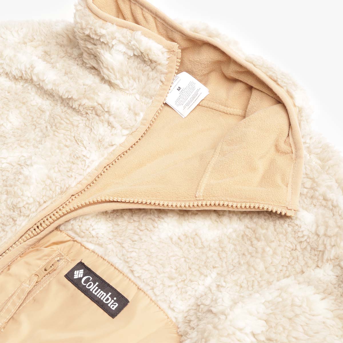 Columbia Winter Pass Reversible Fleece Canoe Dark Stone Peaked Tonal