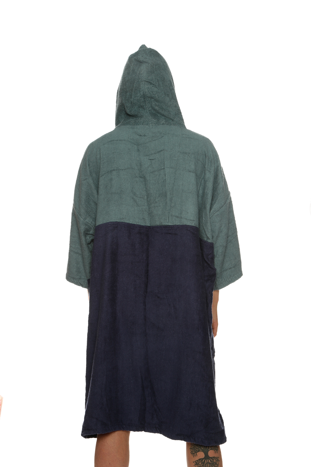 Tiki Adults Cosy Towel Robe Deep Ocean Blue