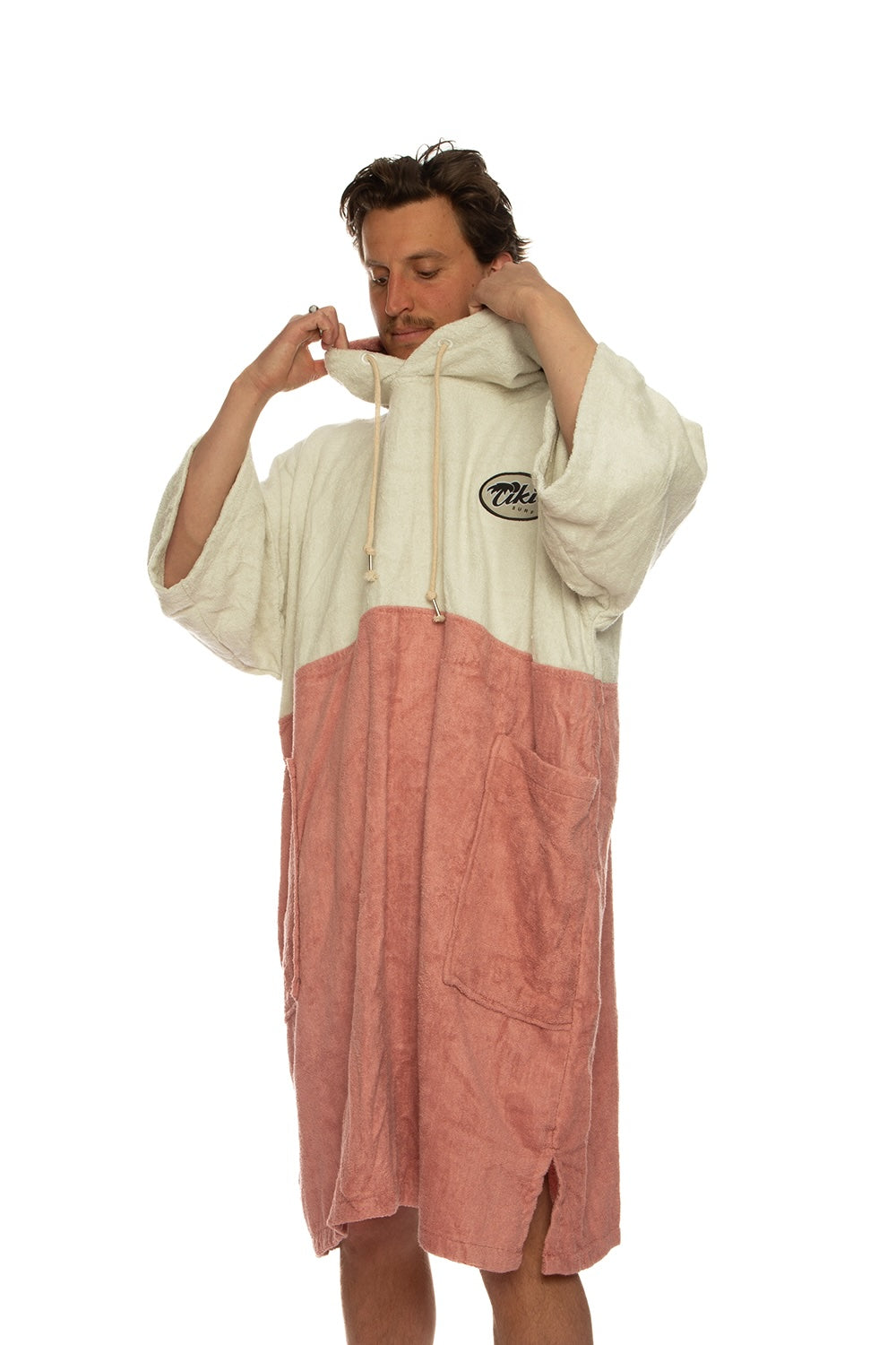 Tiki Adults Cosy Towel Robe Evening Sand