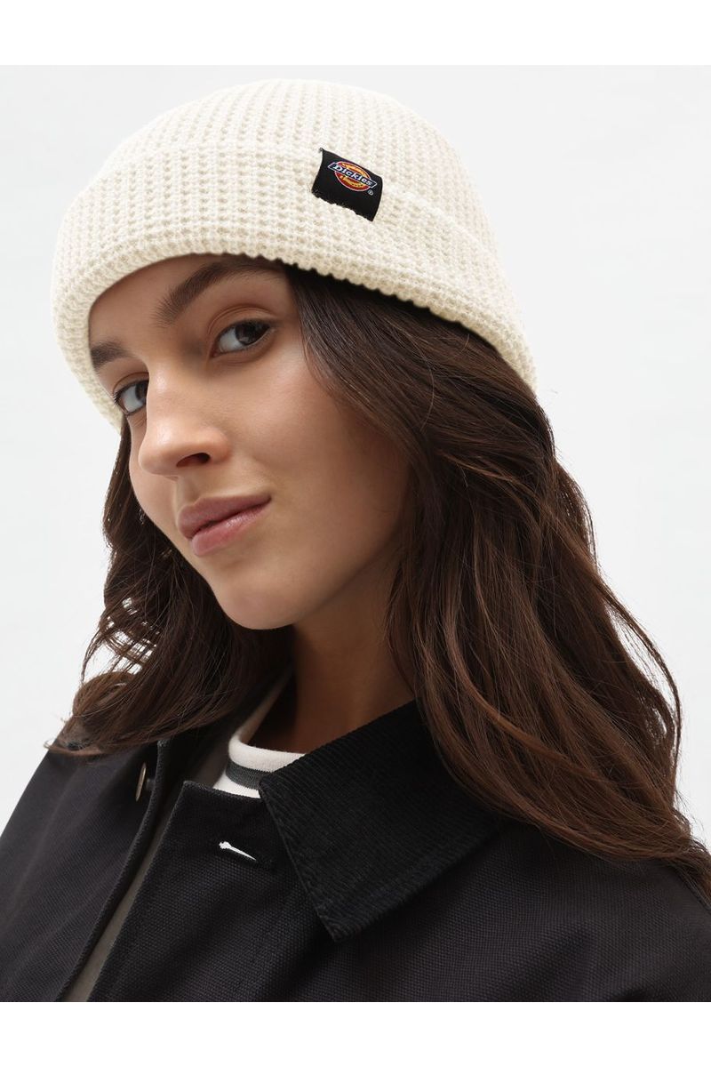 Dickies Woodworth Waffle Beanie Ecru