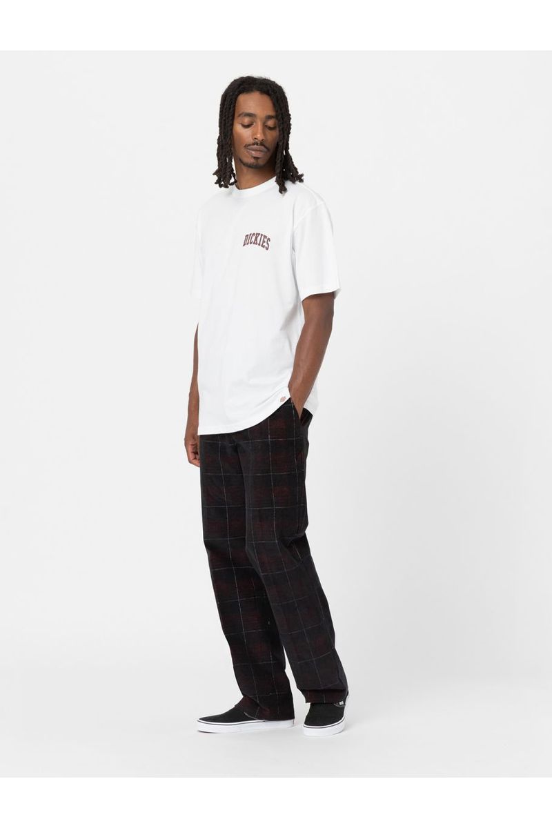 Dickies Aitken Chest Short Sleeve T-Shirt White Fired Brick