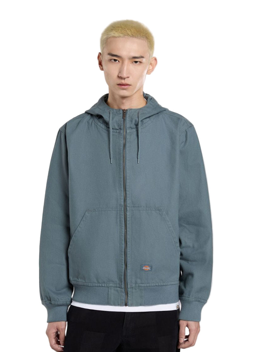 Dickies Duck Canvas Hooded Unlined Jacket Stormy Weather