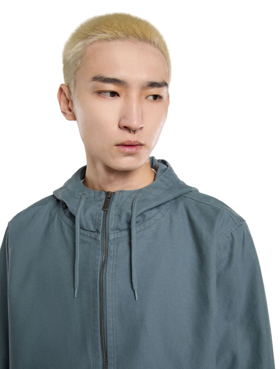 Dickies Duck Canvas Hooded Unlined Jacket Stormy Weather