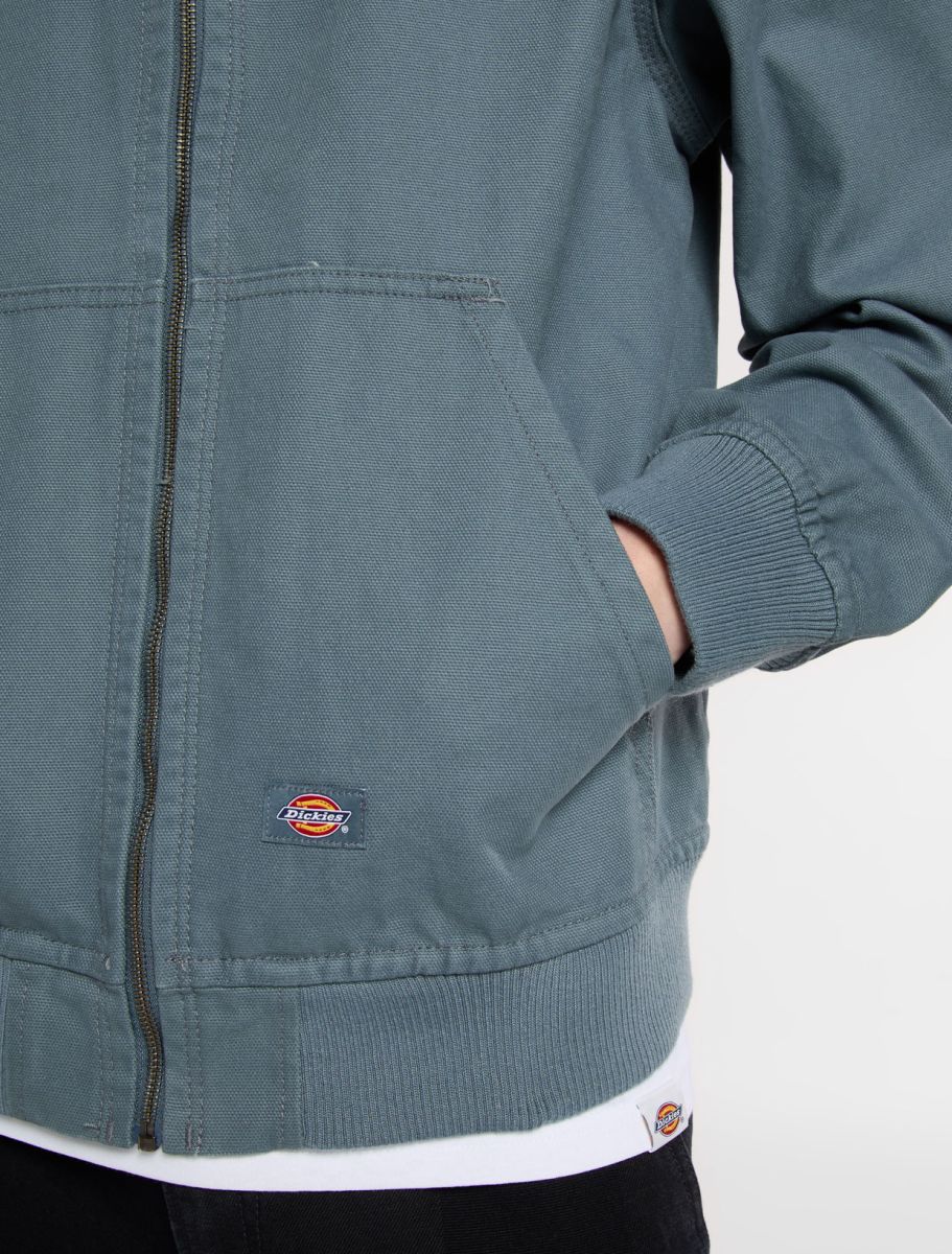 Dickies Duck Canvas Hooded Unlined Jacket Stormy Weather