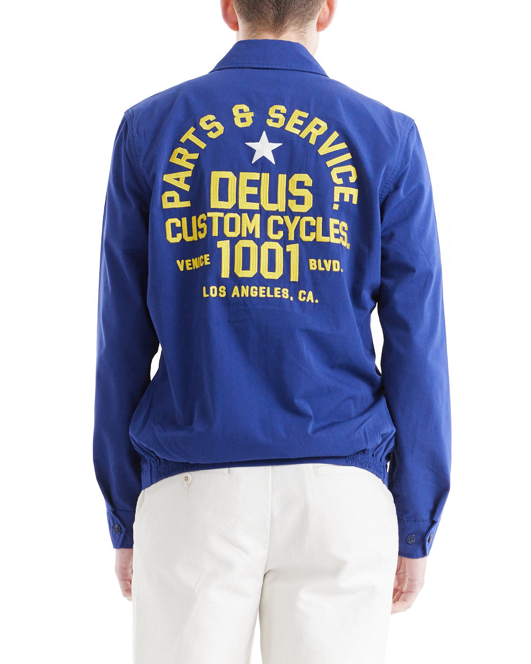 Deus Teller Drizzler Jacket Mechanic Blue