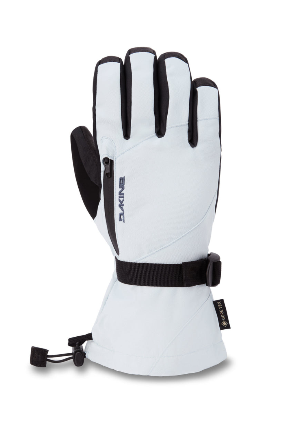 White glove with black accents on a white background