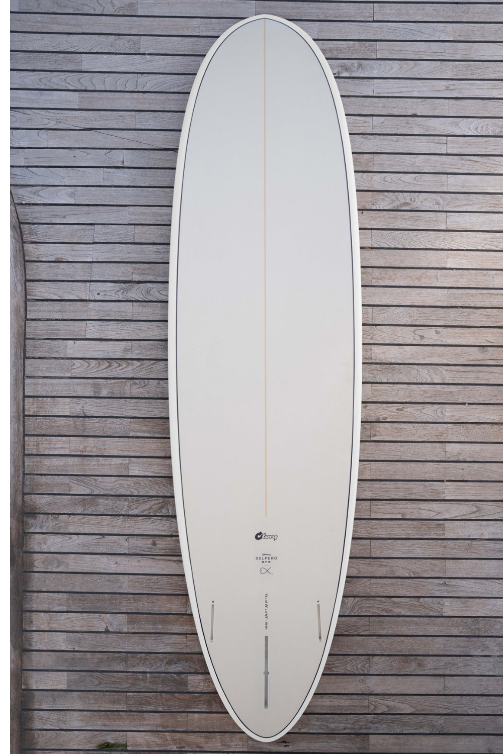 Torq Delpero TET Mid Pro Wide Surfboard Cream