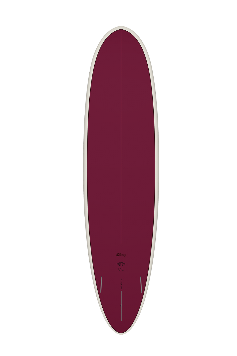 Torq Delpero TET Mid Pro Wide Surfboard Burgundy