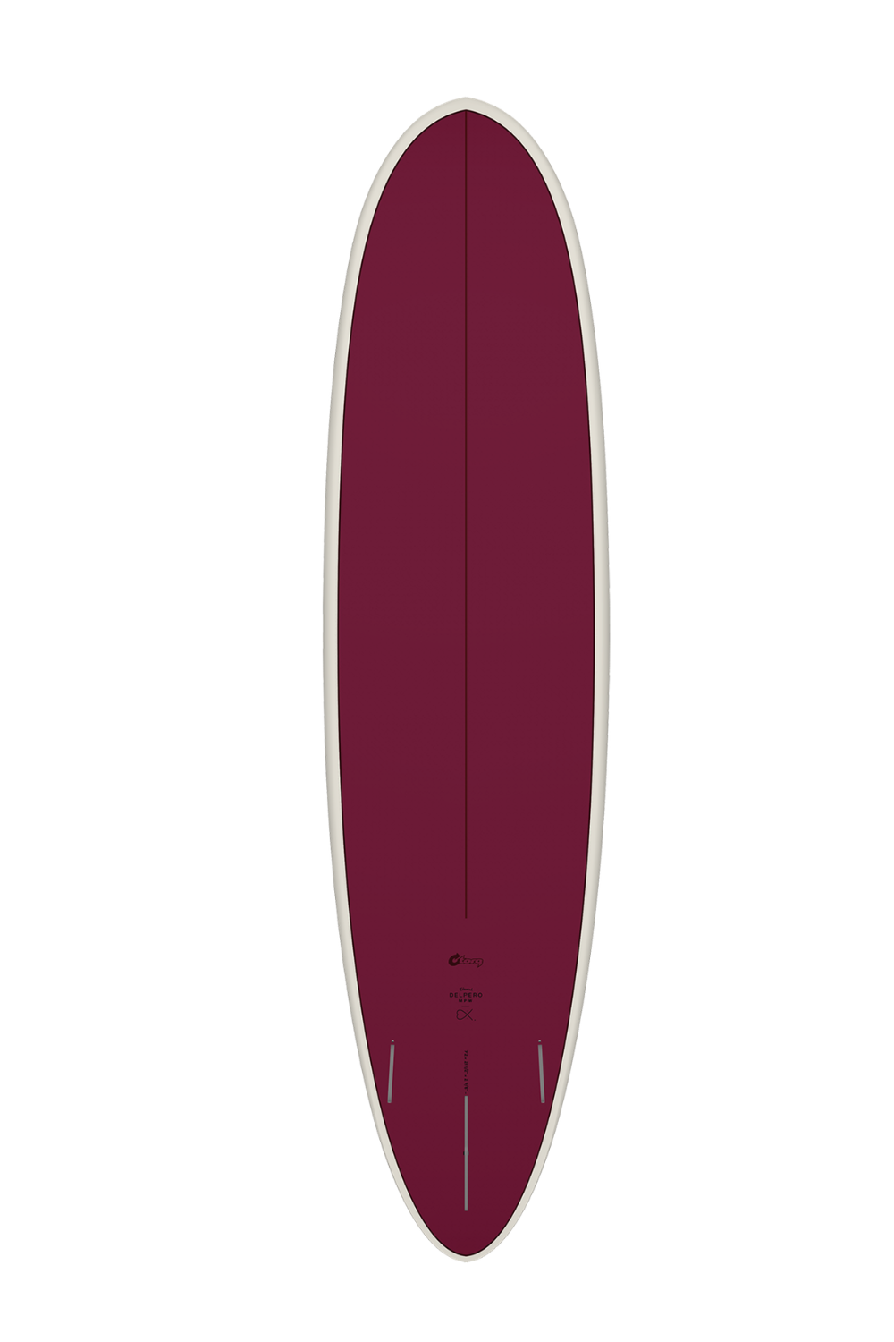 Torq Delpero TET Mid Pro Wide Surfboard Burgundy
