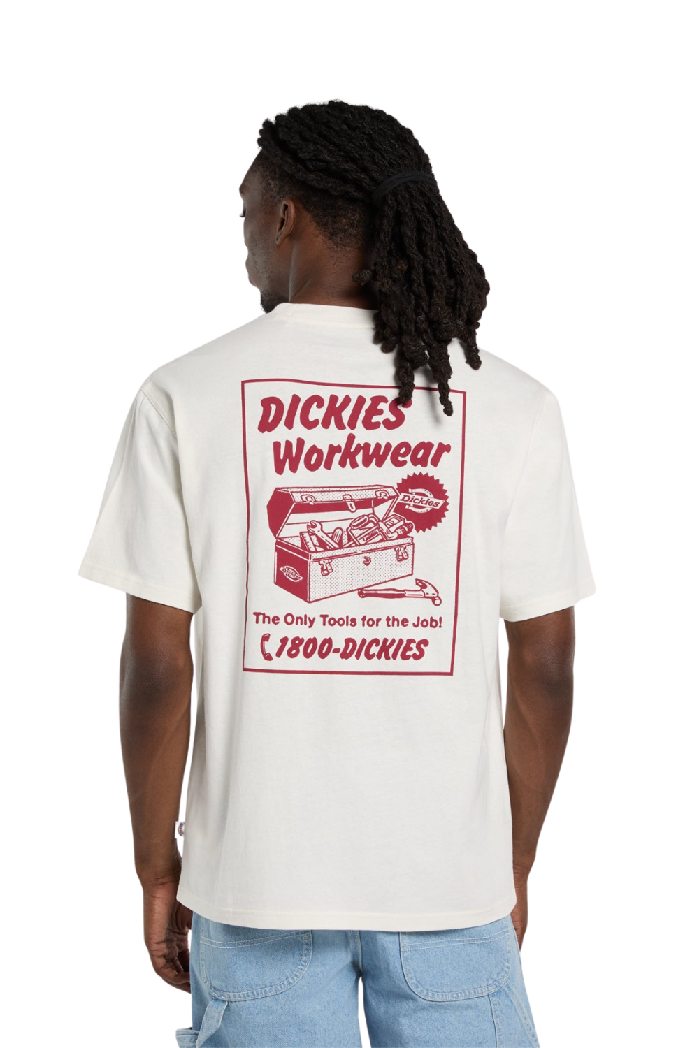 Dickies Dry Ridge Mens T-Shirt Egret