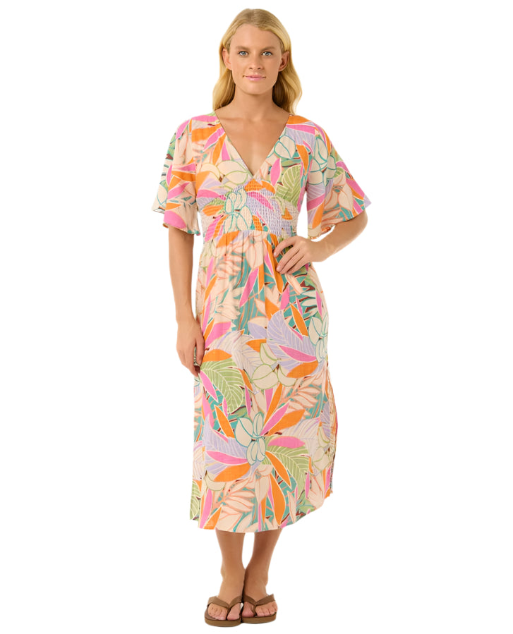 Rip Curl Cala Vadella Midi Dress Multi