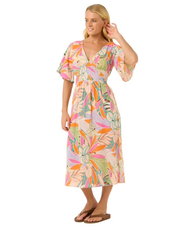 Rip Curl Cala Vadella Midi Dress Multi