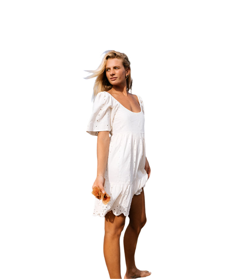 Rip Curl San Carlos La Joya Short Sleeve Mini Dress Lily