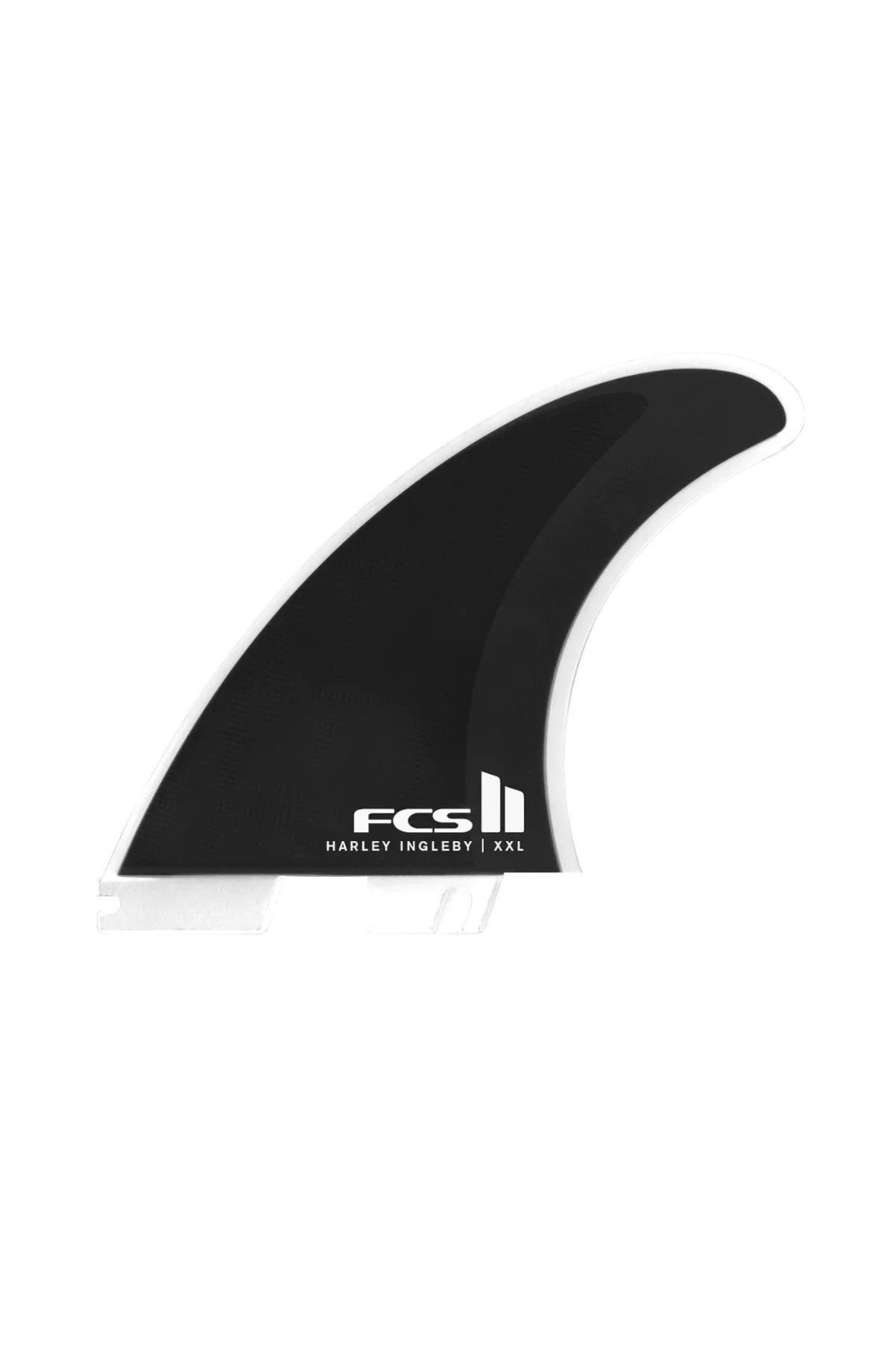 Black FCS surfboard fin